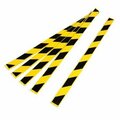 Atlas Kel-Cushion Protective Foam Strip 5 each/bag Black/Yellow 36" L x 2" W x .375" H, 5PK PLS1324-YB